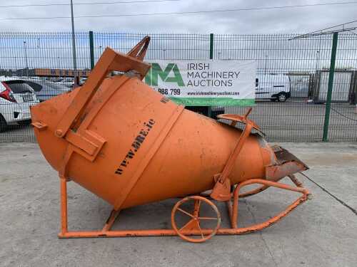 2019 DRE 1000Ltr Banana Concrete Skip - 3000KG