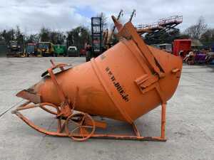 2019 DRE 1000Ltr Banana Concrete Skip - 3000KG - 4