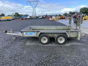 Chieftain 10FT x 6FT Twin Axle 3.5T Plant Trailer c/w Ramps - 2