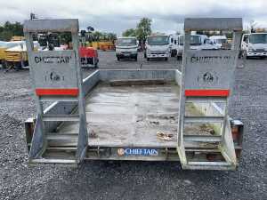 Chieftain 10FT x 6FT Twin Axle 3.5T Plant Trailer c/w Ramps - 4