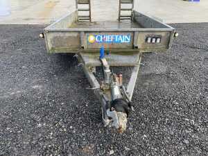 Chieftain 10FT x 6FT Twin Axle 3.5T Plant Trailer c/w Ramps - 8