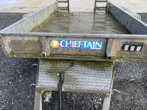 Chieftain 10FT x 6FT Twin Axle 3.5T Plant Trailer c/w Ramps - 9