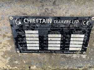 Chieftain 10FT x 6FT Twin Axle 3.5T Plant Trailer c/w Ramps - 11
