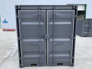 NEW/UNUSED 7FT x 6FT Storage Container c/w Double Doors, Side Door & Window