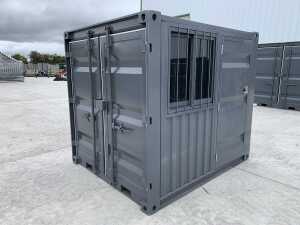 NEW/UNUSED 7FT x 6FT Storage Container c/w Double Doors, Side Door & Window - 2