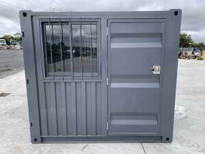 NEW/UNUSED 7FT x 6FT Storage Container c/w Double Doors, Side Door & Window - 3
