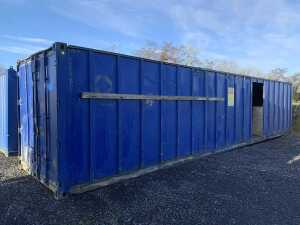 UNRESERVED 40FT x 8FT Storage Container
