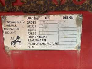 2005 Montracon Tri Axle Bulk Tipper Trailer - 10