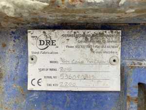 2015 DRE 3/4M Concrete Cone Skip c/w Chains - 6