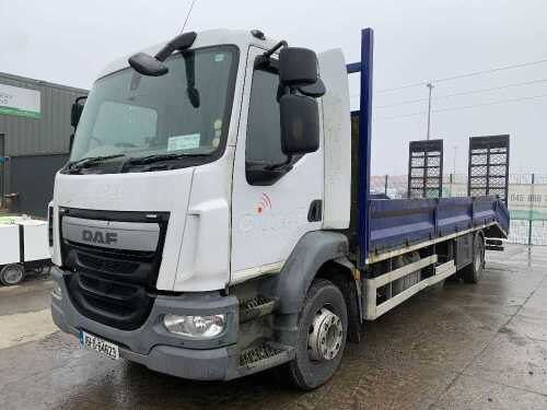 2016 DAF LF180 4x2 Beavertail Dropside Plant Truck