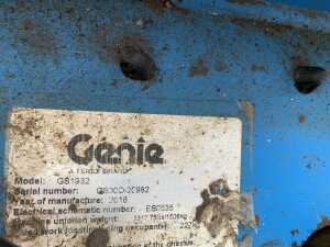 2018 Genie GS1932 Electric Scissors Lift - 9