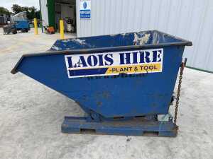 2021 DRE 1200Ltr Tipping Skip c/w Fork Pockets - 2