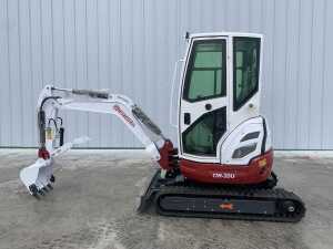 2026 Cartiwell CW-20U Zero Tail 2T Excavator c/w Bucket & Thumb Grab - 3