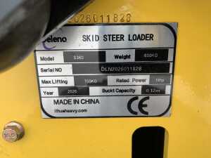 2026 Delano S360 Skid Steer Loader c/w Bucket - 15