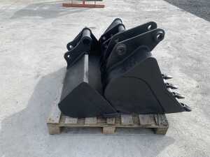 3 x Mini Excavator Buckets - 7