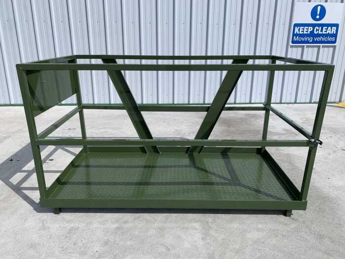 NEW 7FT 2 Man Safety Basket c/w Euro Brackets