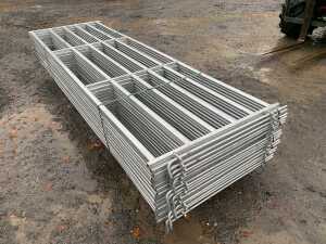 NEW/UNUSED 10FT x 4FT Galvanised Calf Pen (4 Of) - 2