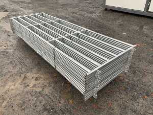 NEW/UNUSED 10FT x 4FT Galvanised Calf Pen (4 Of)