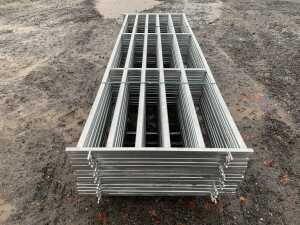 NEW/UNUSED 10FT x 4FT Galvanised Calf Pen (4 Of) - 4