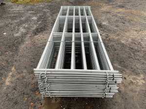 NEW/UNUSED 10FT x 4FT Galvanised Calf Pen (4 Of) - 5