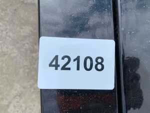 NEW/UNUSED 2.4M x 1.2M Meshed Pedestrian Gate c/w Posts (Black) - 3