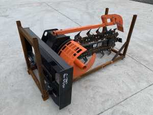 NEW/UNUSED 2026 GIYI D39 Skid Steer Trencher c/w Hyd Hoses - 4