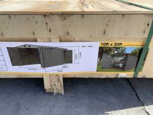 NEW/UNUSED 20FT x 10FT Single Garage Metal Shed - 2