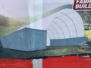 NEW/UNUSED 40FT x 40FT x 13FT Container Shelter - 3