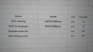 NEW/UNUSED 50 x Single Side Composite Decking Panels (Black) - 4