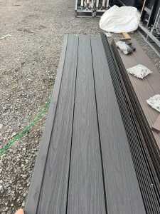 NEW/UNUSED 50 x Single Side Composite Decking Panels (Black) - 7