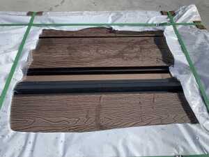 NEW/UNUSED 84 x Single Side Composite Fencing Panels (Dark Brown) - 2