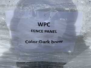 NEW/UNUSED 84 x Single Side Composite Fencing Panels (Dark Brown) - 3