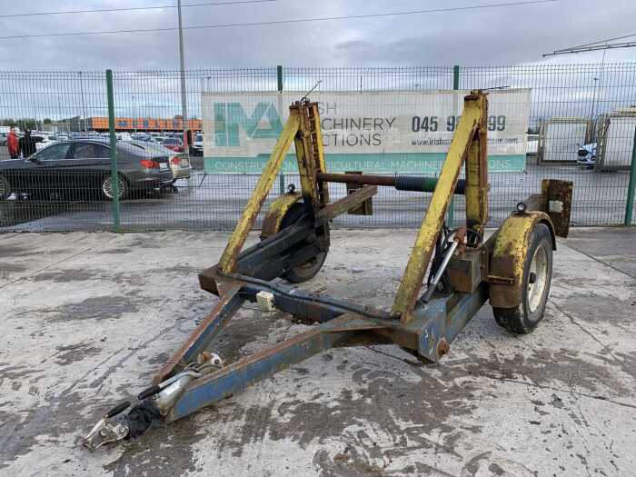 Single Axle Cable Drum Trailer