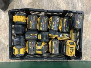 Large Selection Of Dewalt 54V Batteries - 2