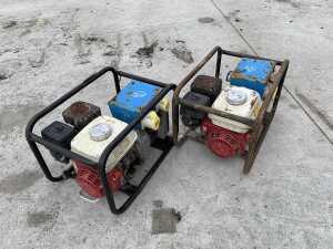 UNRESERVED 2 x Honda 3.4KVA Petrol Generators