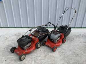 UNRESERVED 2 x Rover 18" Petrol Lawnmowers & Boxes