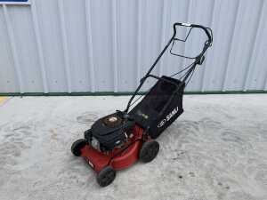 UNRESERVED Sanli Petrol Lawnmower & Box