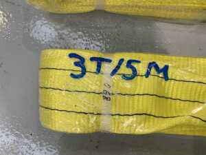 4 x 3T/5M Lifting Slings (Yellow) - 2