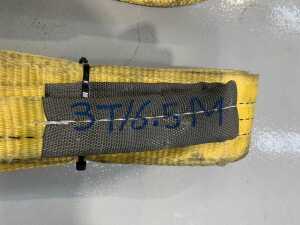 6 x 3T/6.5M Lifting Slings (Yellow) - 2