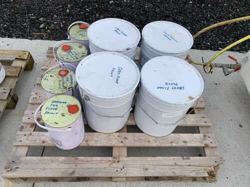 4 x Drums Of Floor Paint & Hardner