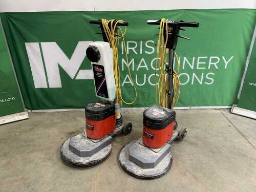 2 x Victor Floor Scrubbers