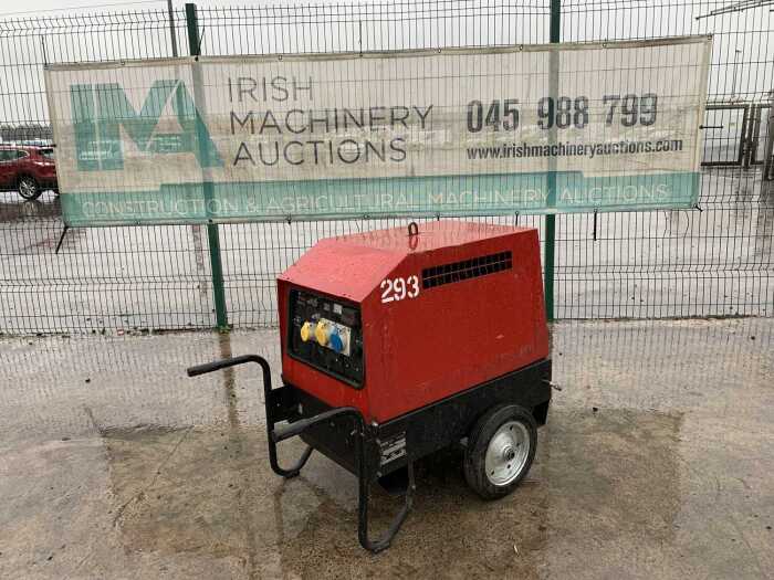 2019 Mosa GE 6000 SX/GS 6KVA Portable Silent Diesel Generator