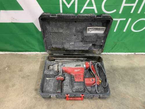 2023 Milwaukee K545S 110V 5KG Rotary Hammer Drill c/w 3 x Drill Bits