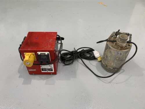 3KVA Transformer & 110V Submersible Pump