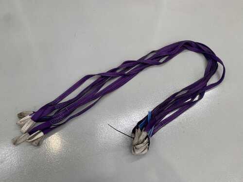 6 x 1T/3M Lifting Slings (Purple)