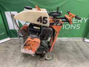 Clipper CS451 18" Petrol Roadsaw c/w Water Tank - 2