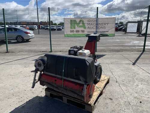 Kersten K2000 Honda GX270 Petrol Pedestrian Yard Sweeper c/w Collection Box