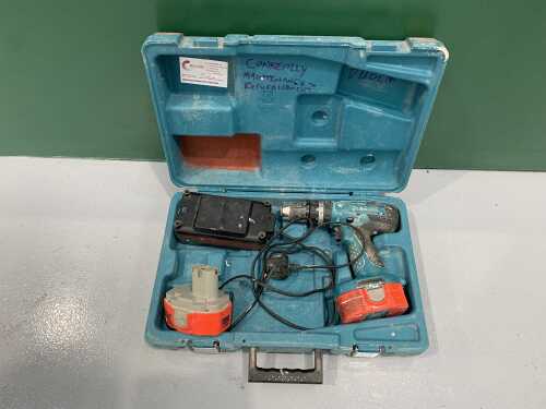 Makita Cordless Drill c/w Batteries & Charger