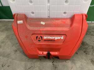 NEW/UNUSED Armorgard Mini Sanitisation Site Station c/w Dispenser - 2