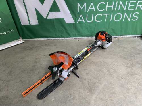 NEW/UNUSED Dyna-Power Petrol 4 In 1 Multi Tool - Strimmer, Chainsaw, Hedge-Trimmer & Rough Terrain Blade